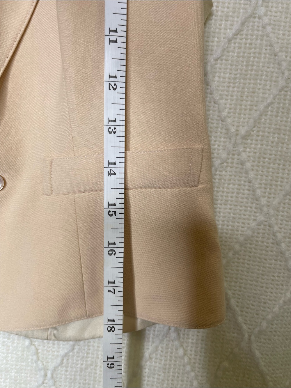 Ralph Lauren Purple Label Cream Silk Blend Jaiden Vest Top w/ Back Lapel – US 4 - Picture 13 of 13